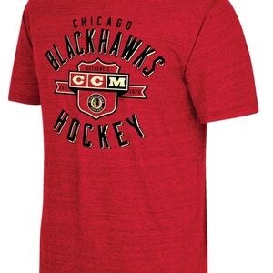 CCM Chicago Blackhawks Red Hockey Tee